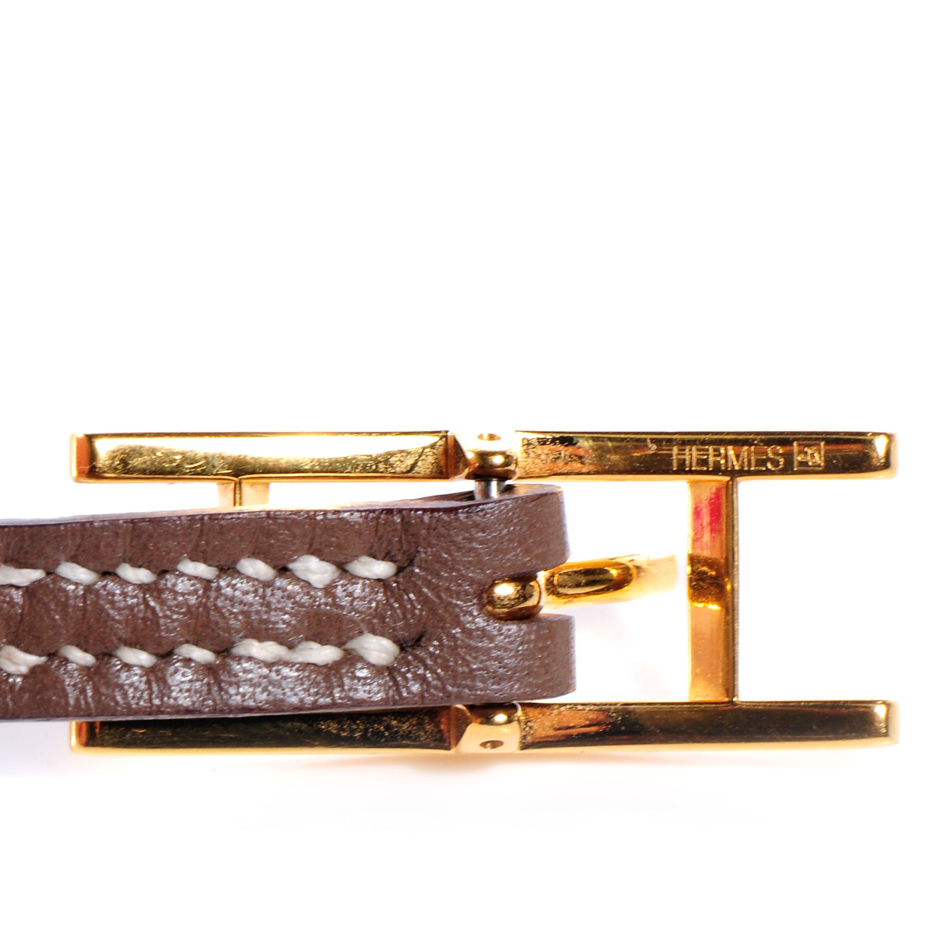 Hermes Swift Hapi 3 MM Triple Tour Bracelet Medium Etoupe 5 of 7