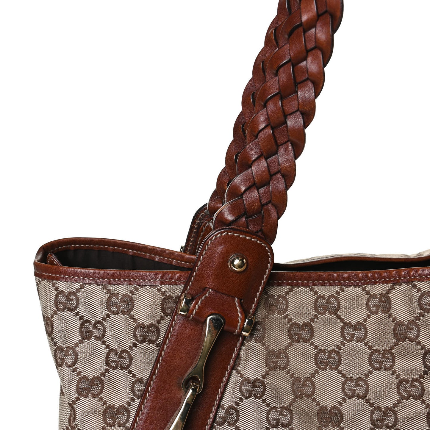 Monogram Medium Pelham Shoulder Bag Brown