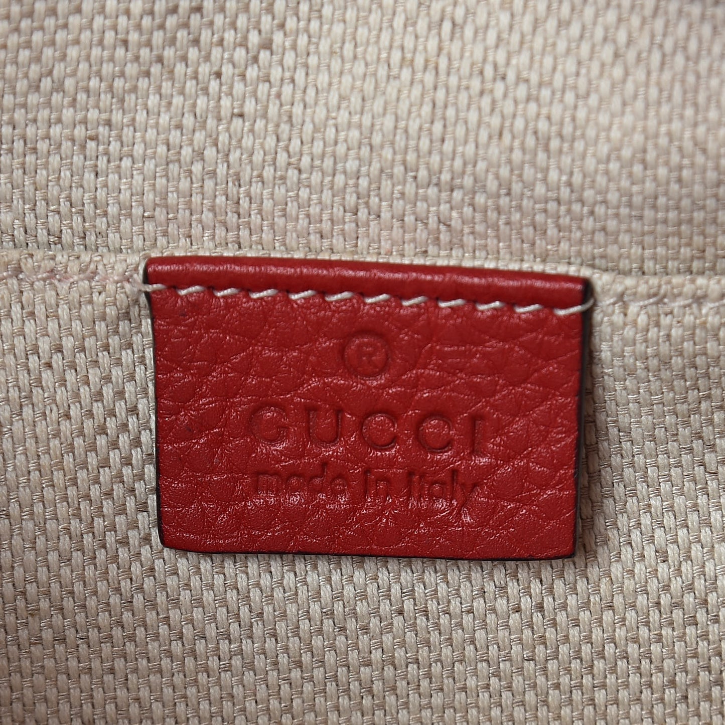 Pebbled Calfskin Small Soho Disco Bag Tabasco Red
