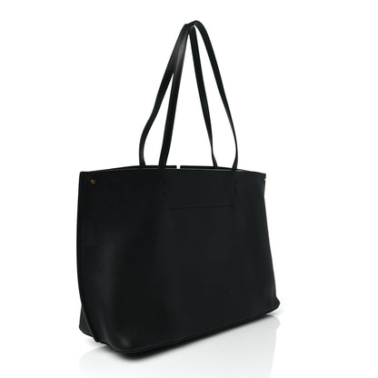 Valentino Garavani Calfskin Large Vlogo Tote Black 3 of 9