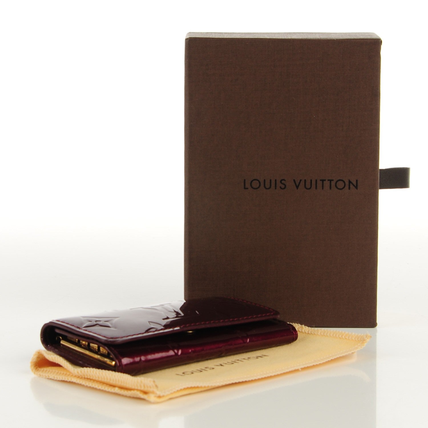 Louis Vuitton Vernis Multicles 4 Key Holder Rouge Fauviste 4 of 7