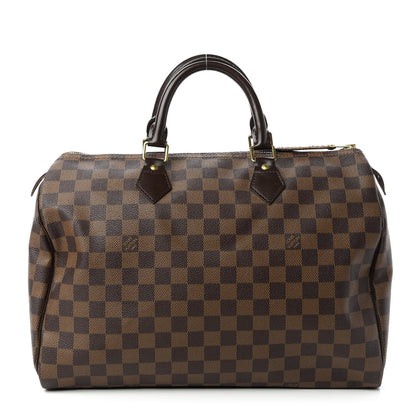 Louis Vuitton Damier Ebene Speedy 35 1 of 10