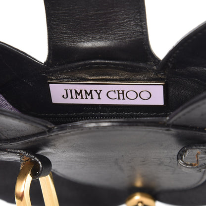 Jimmy Choo Satin Calfskin Mini Tulita Black 6 of 8