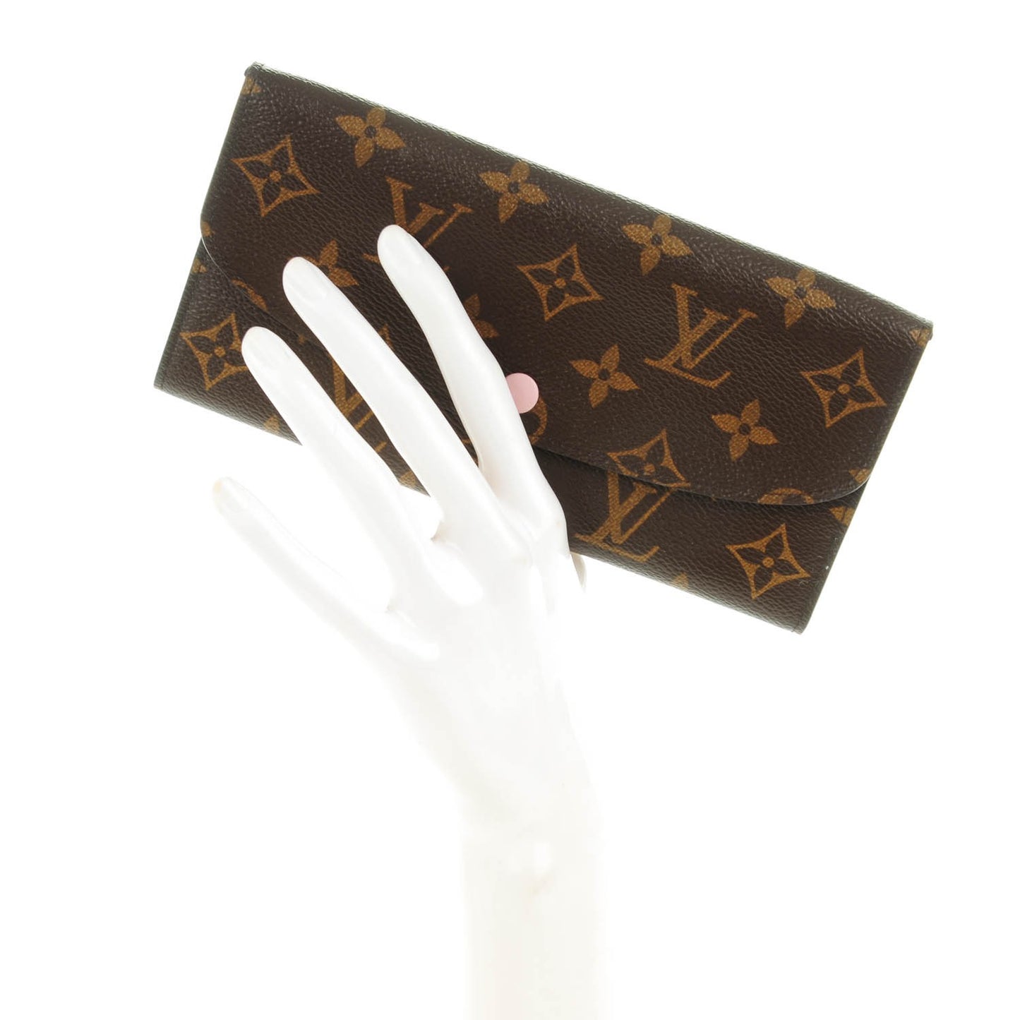 Monogram Emilie Wallet Rose Ballerine