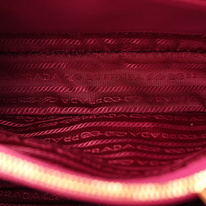 Prada Saffiano Lux Small Promenade Tote Fuxia 5 of 13