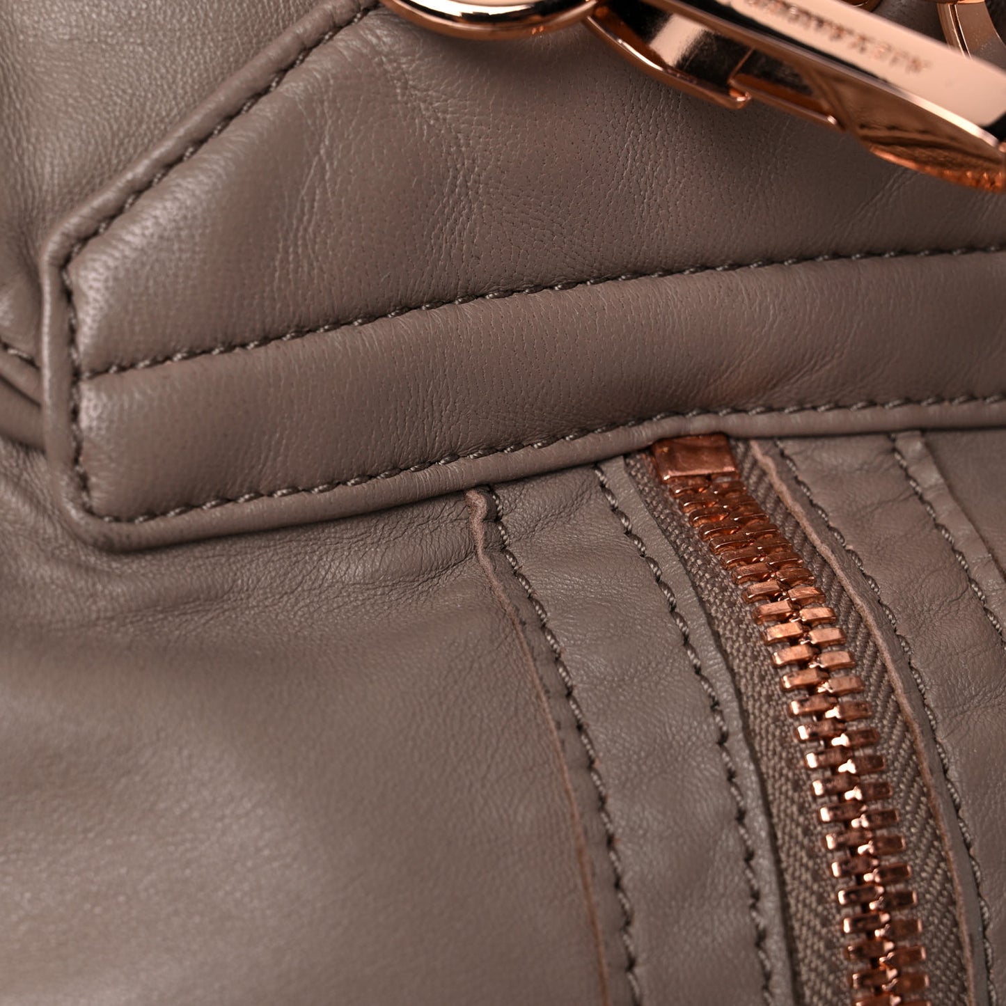 Lambskin Marti Backpack Bag Light Brown