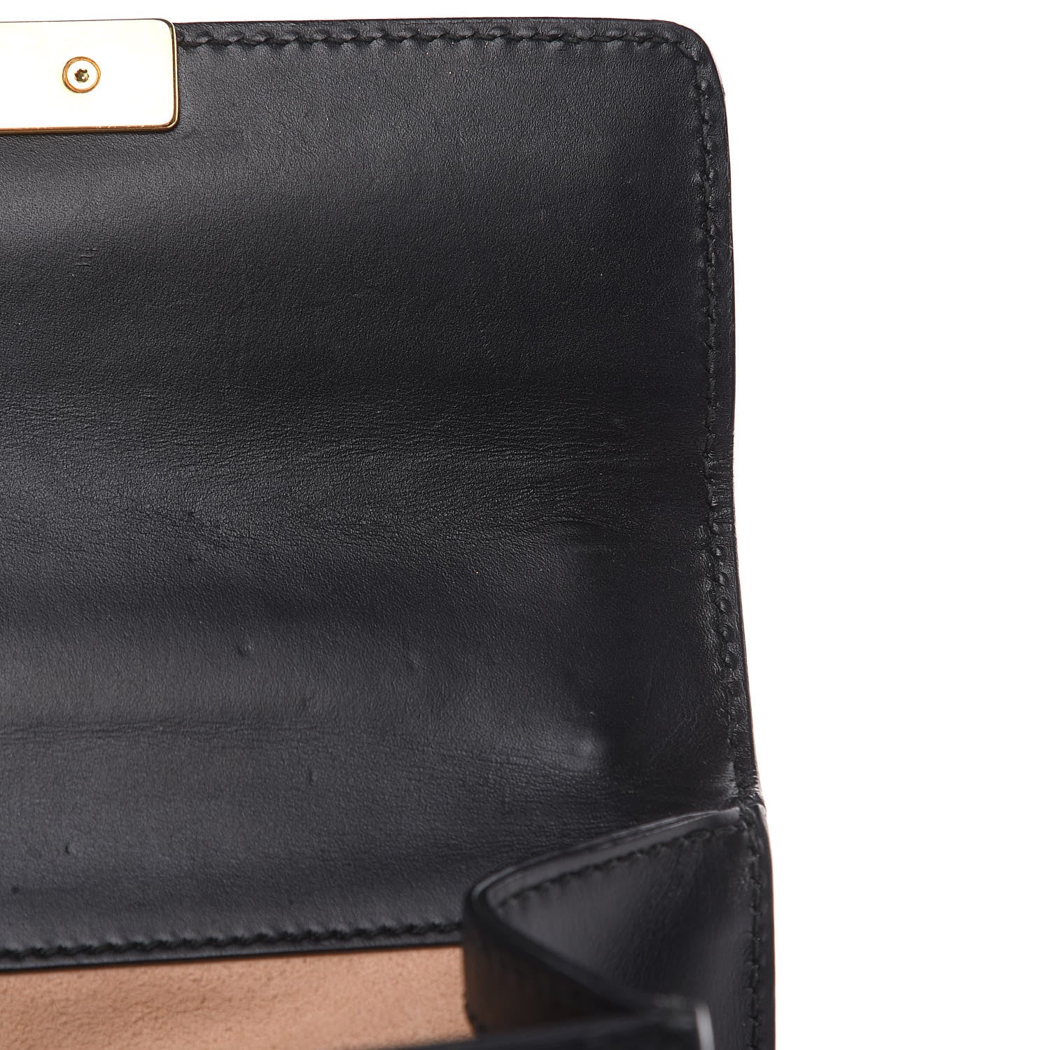 Gucci Guccissima Small Padlock Shoulder Bag Black 11 of 16
