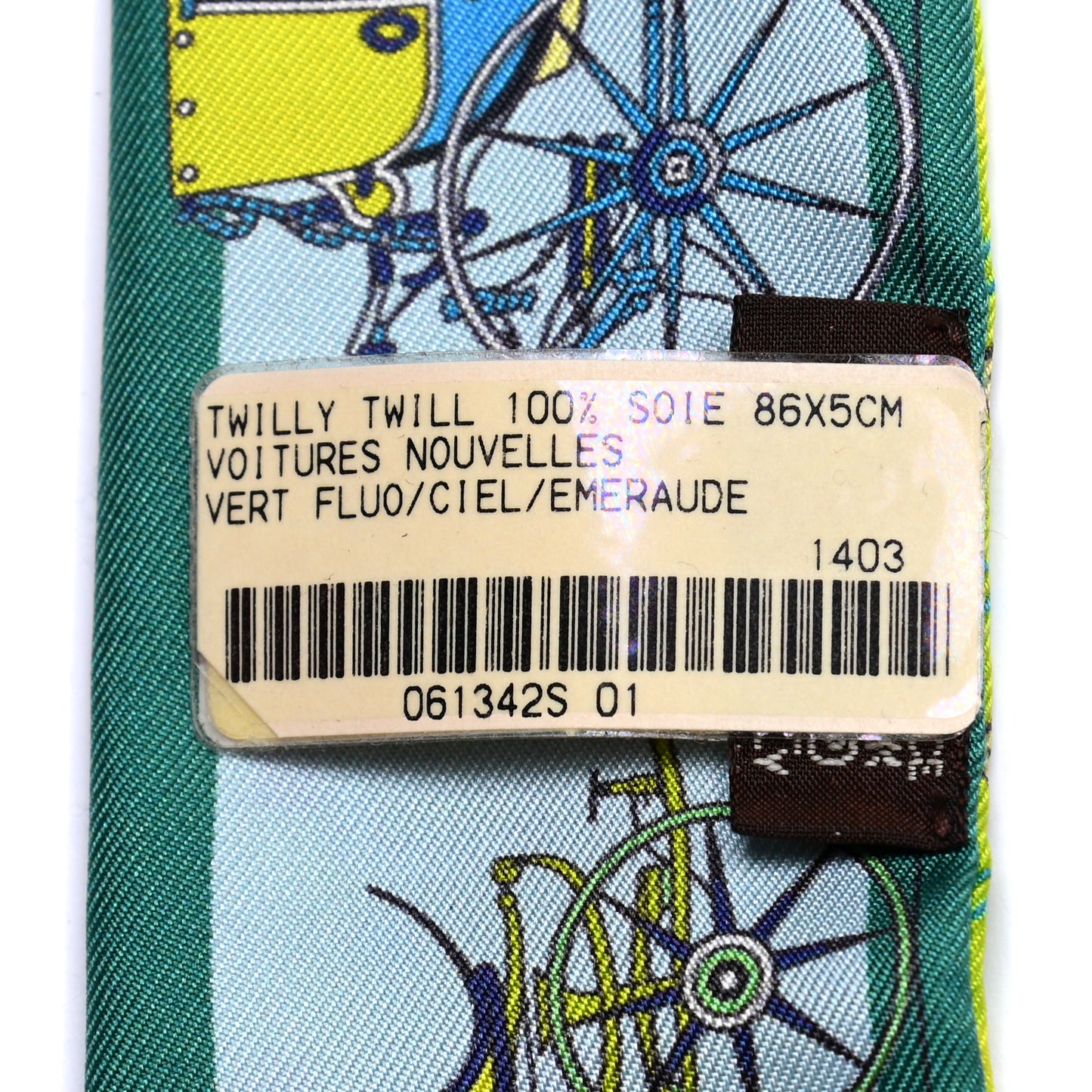 Silk Voitures Nouvelles Twilly Vert Fluo Ciel Emeraude