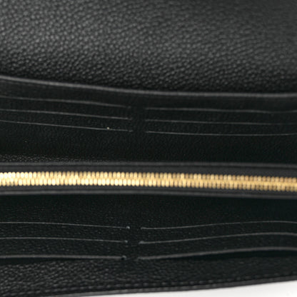 Louis Vuitton Empreinte Sarah Wallet NM Black 5 of 6
