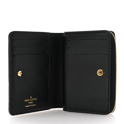 Louis Vuitton Lambskin Embossed Monogram Lou Coussin Wallet Black 5 of 7