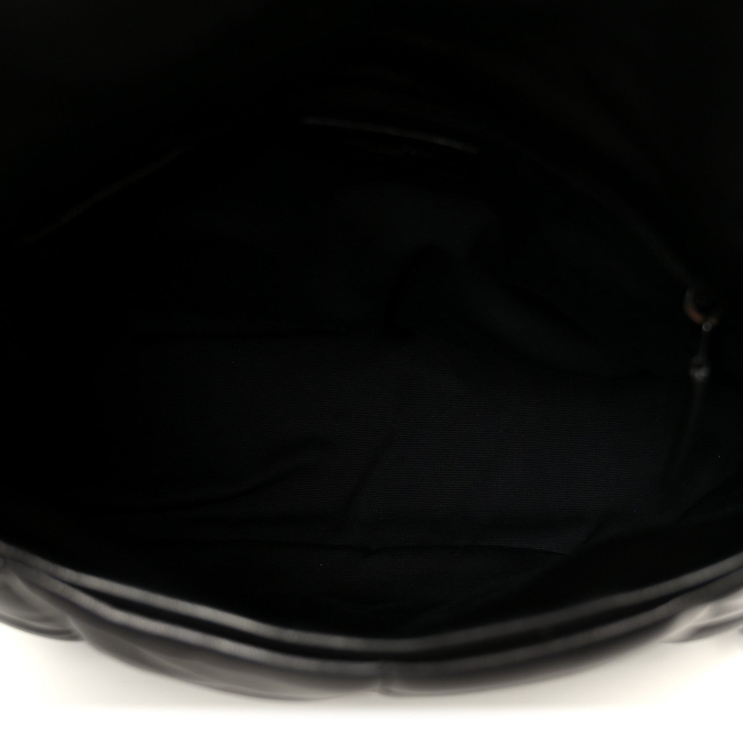 Saint Laurent Lambskin Quilted Monogram Monochrome Medium Loulou Puffer Chain Satchel Black 5 of 11