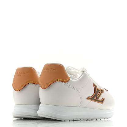 Louis Vuitton Lambskin Vachetta Mens LV Buttersoft Sneakers 10 White 5 of 10