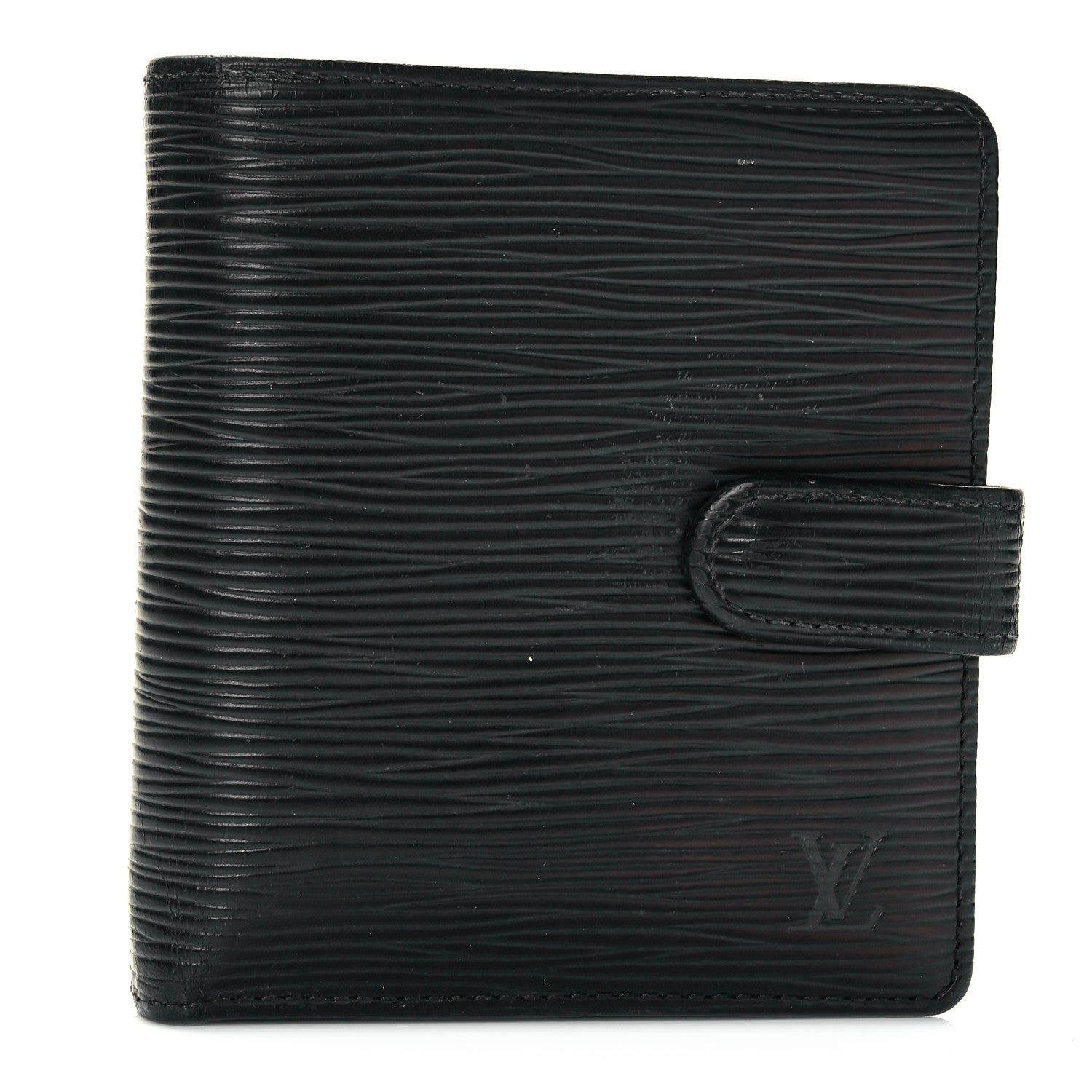 Louis Vuitton Epi Porte-Billets Compact Wallet Black 1 of 9