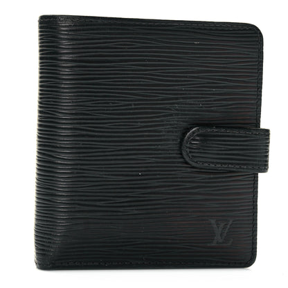 Louis Vuitton Epi Porte-Billets Compact Wallet Black 1 of 9