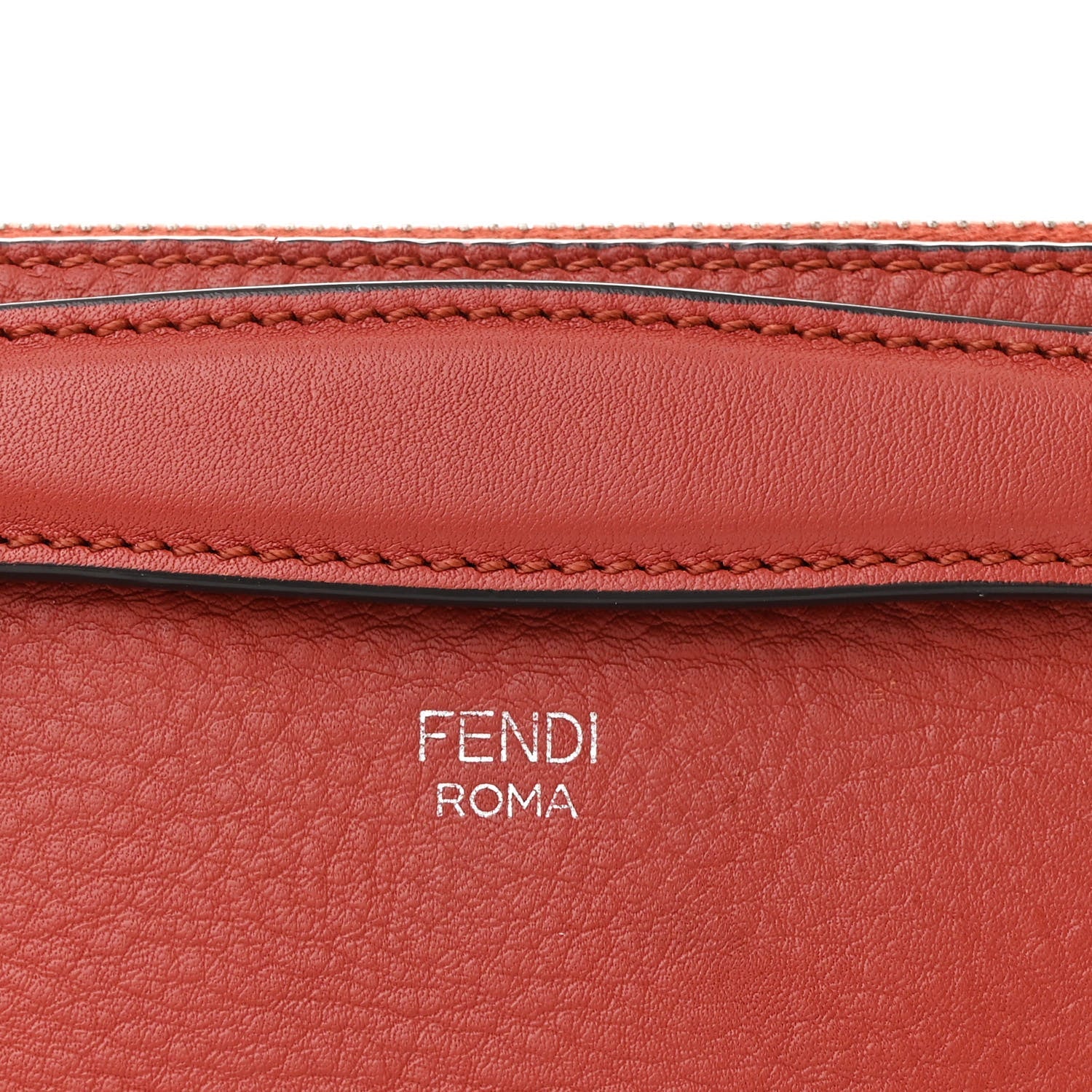 Fendi Vitello Dolce Mini By The Way Boston Bag Burgundy 8 of 10