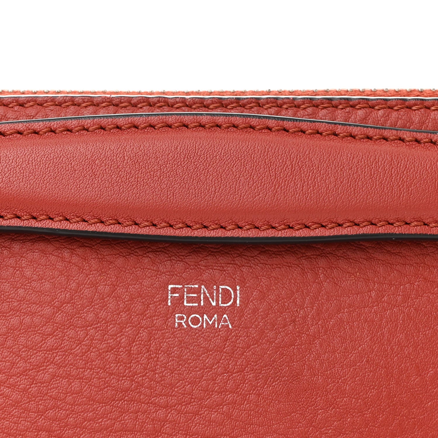 Fendi Vitello Dolce Mini By The Way Boston Bag Burgundy 8 of 10