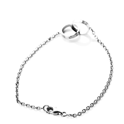 Cartier 18K White Gold Interlocking LOVE Bracelet 3 of 6