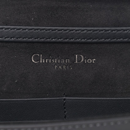 Christian Dior Ultra Matte Calfskin Diorama Wallet on Chain Pouch Black 8 of 11