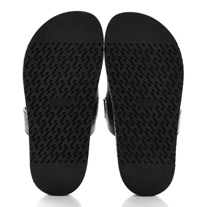 Hermes Calfskin Womens Chypre Sandals 35.5 Black 5 of 14