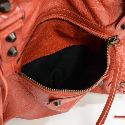 Balenciaga Agneau Classic Hardware City Rouge Ambre 12 of 13