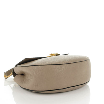 Chloe Grained Lambskin Large Drew Shoulder Bag Motty Grey 4 of 8