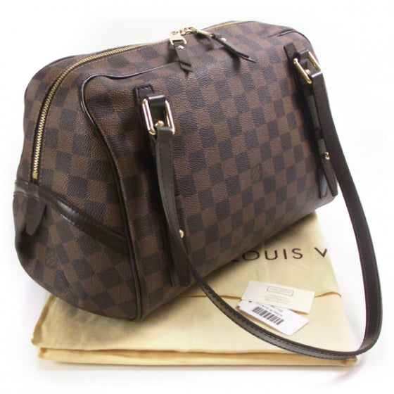 Louis Vuitton Damier Ebene Rivington GM 3 of 8