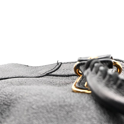 Balenciaga Chevre Gold Metallic Edge Hardware City Black 15 of 21