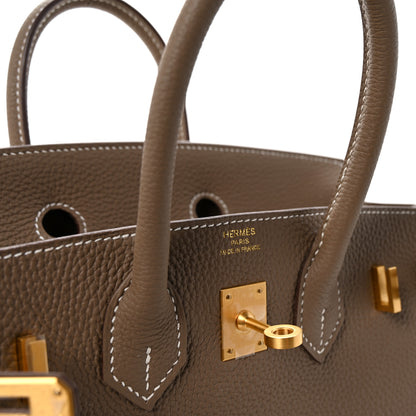 Hermes Togo Birkin 25 Etoupe 6 of 11