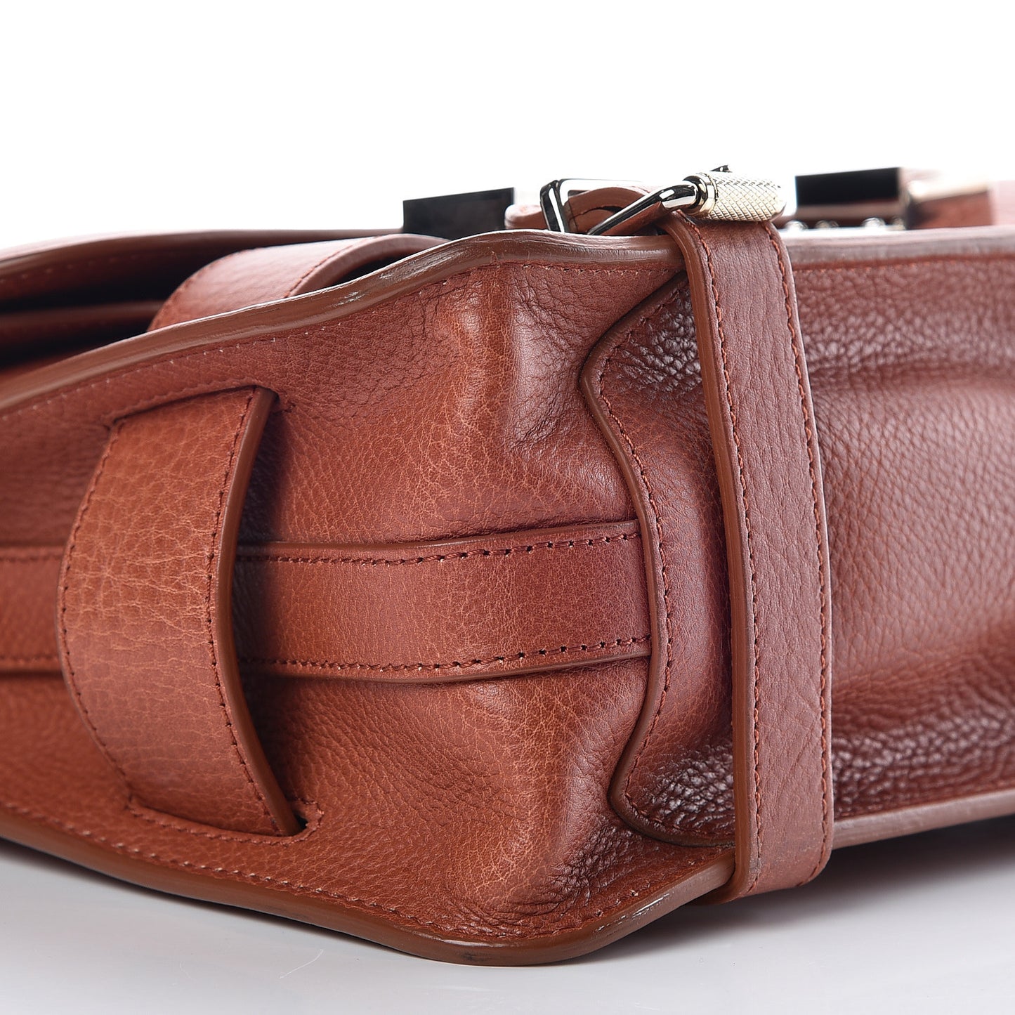 Calfskin PS11 Classic Shoulder Bag Saddle