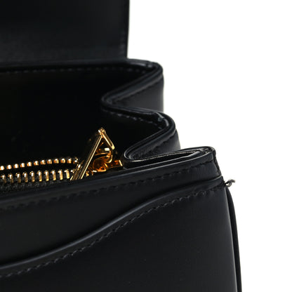 Celine Satinated Calfskin Small 16 Top Handle Bag Black 10 of 11