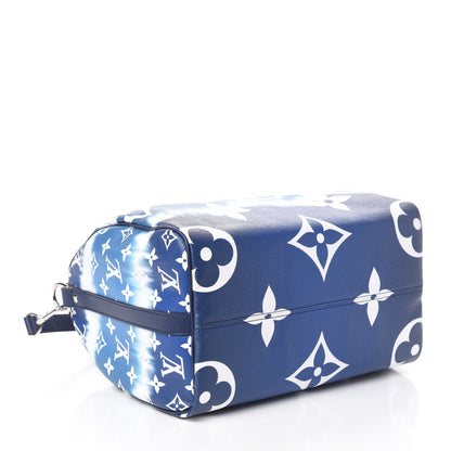 Louis Vuitton Monogram Escale Speedy Bandouliere 30 Blue 4 of 10