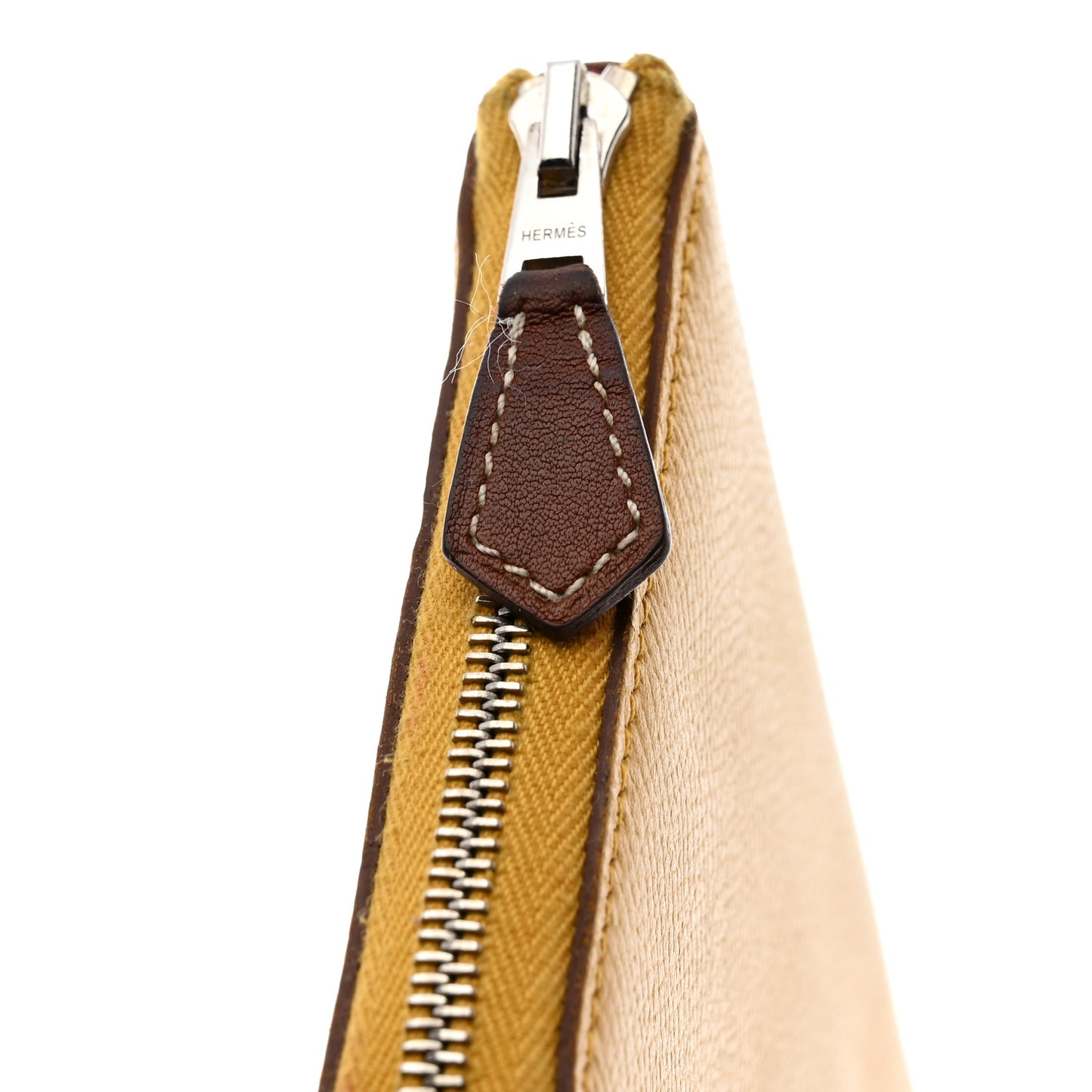 Epsom Silk'In Wallet Jaune Ambre