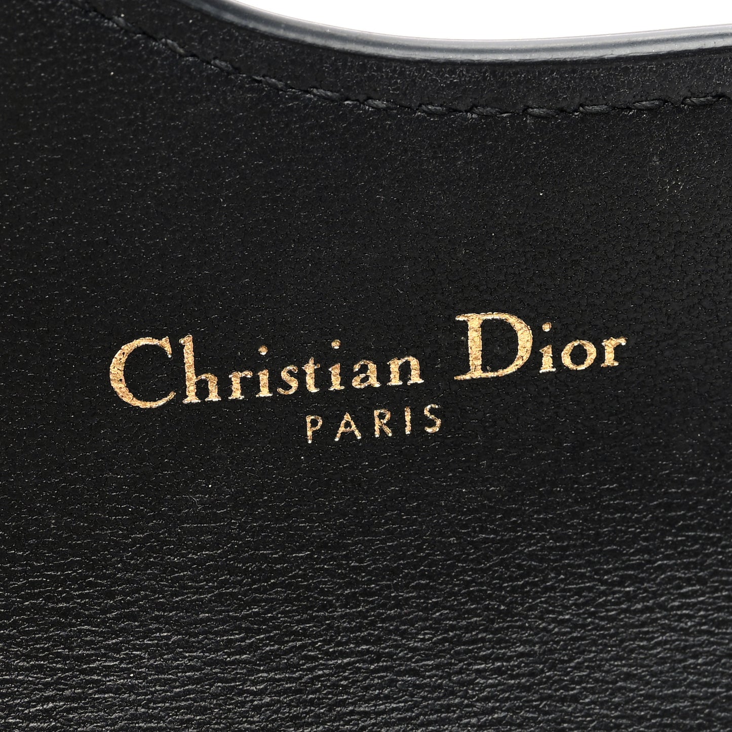 Goatskin Saddle Card Holder Black