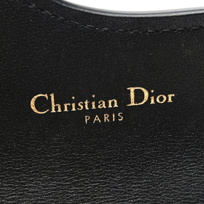 Christian Dior Goatskin Saddle Card Holder Black 6 of 7