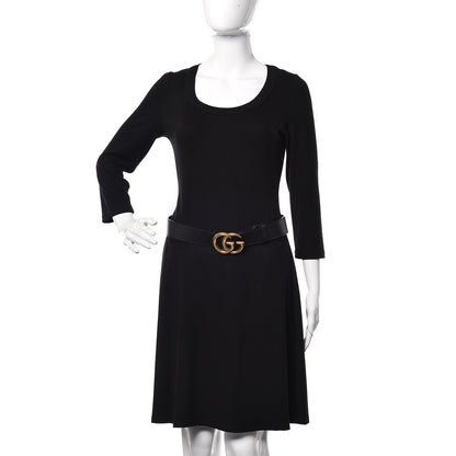 Gucci Calfskin Double G 40mm Belt 85 34 Black 2 of 7