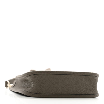 Hermes Taurillon Clemence Evelyne TPM Gris Meyer 4 of 10