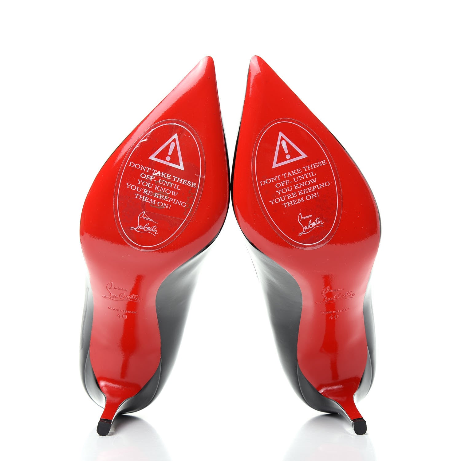Christian Louboutin Patent Pigalle 85 Pumps 40 Black 6 of 10