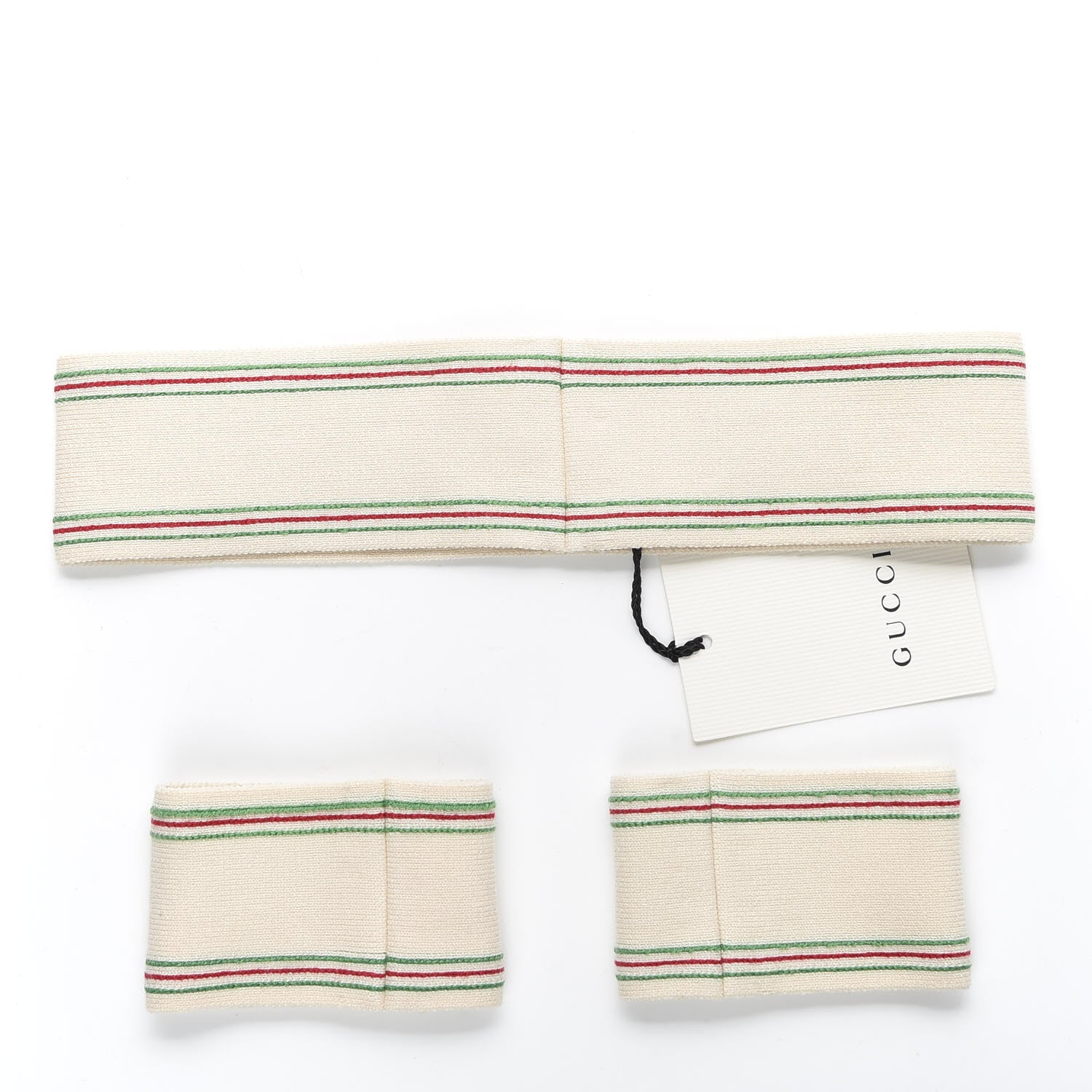 Gucci Cotton Elastic Interlocking G Headband and Wrist Set M Multicolor 2 of 5