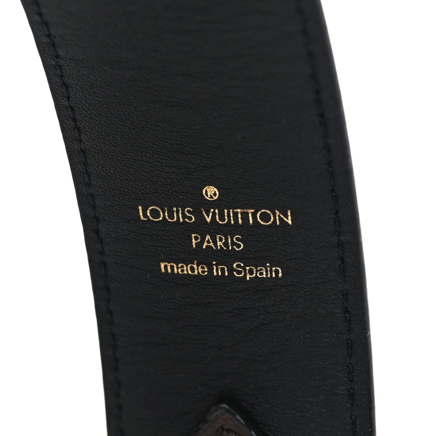 Louis Vuitton Monogram Bandouliere Shoulder Strap Black 4 of 7