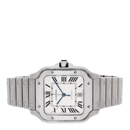 Cartier Stainless Steel 39.8mm Santos De Cartier Automatic Watch 2 of 5