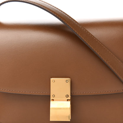 Celine Box Calfskin Small Classic Box Bag Camel 10 of 10