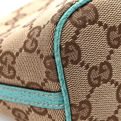 Gucci Monogram Boat Pochette Teal 10 of 13