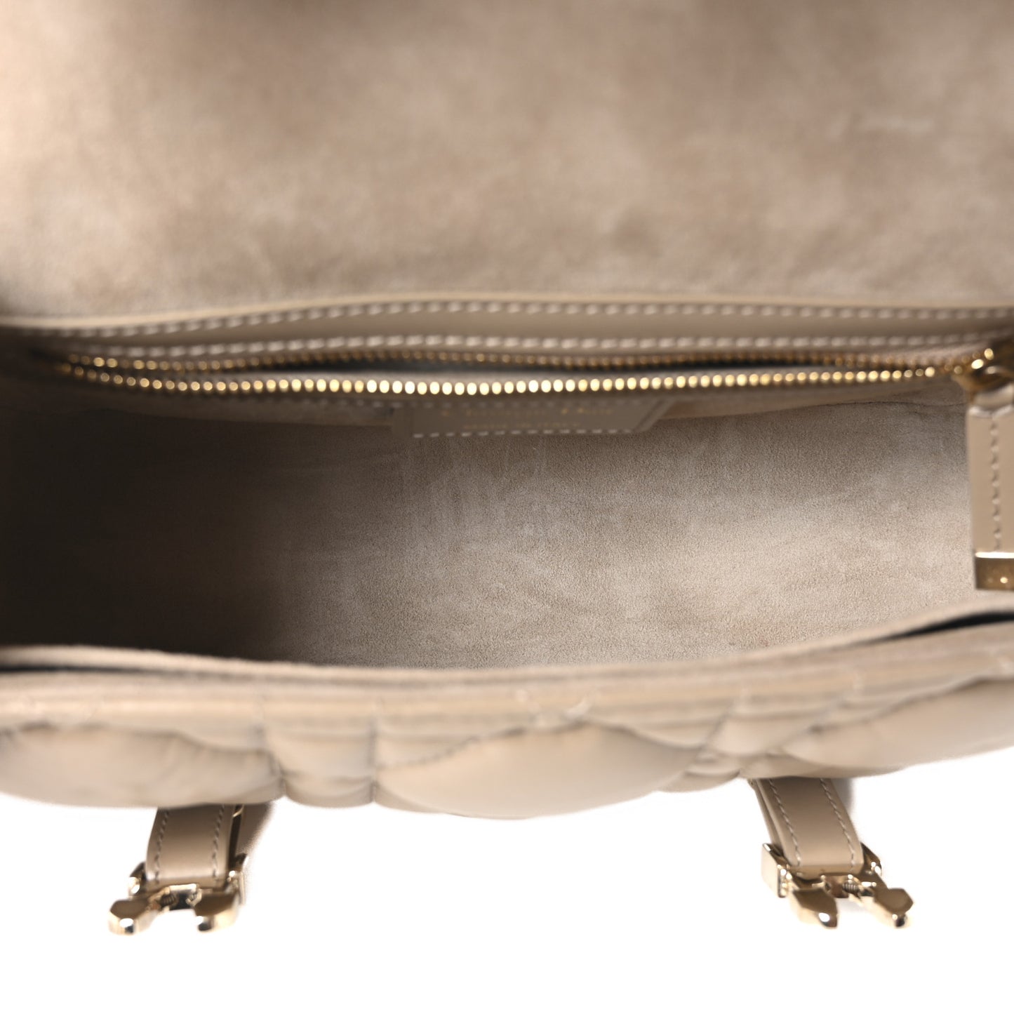 Calfskin Macrocannage Small Diorcamp Messenger Sand