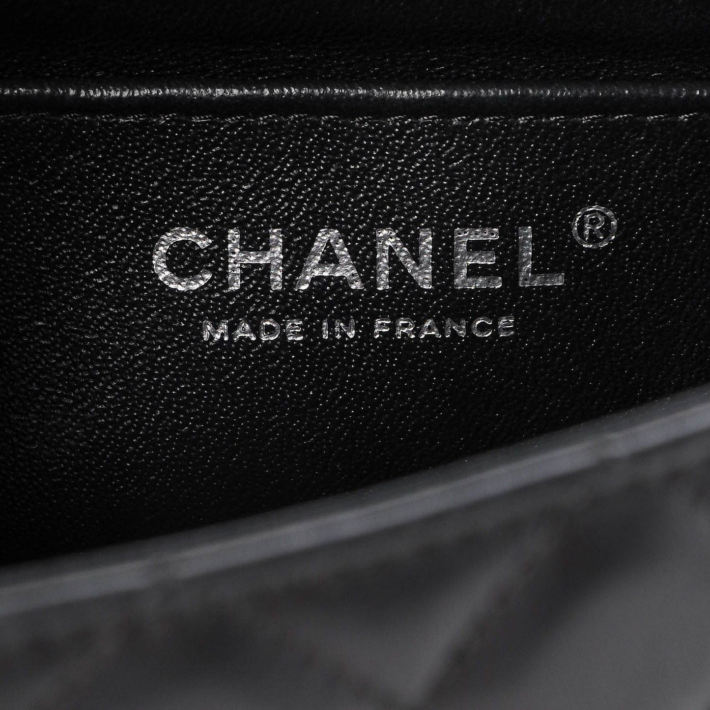 Lambskin Quilted Mini Rectangular Flap Black
