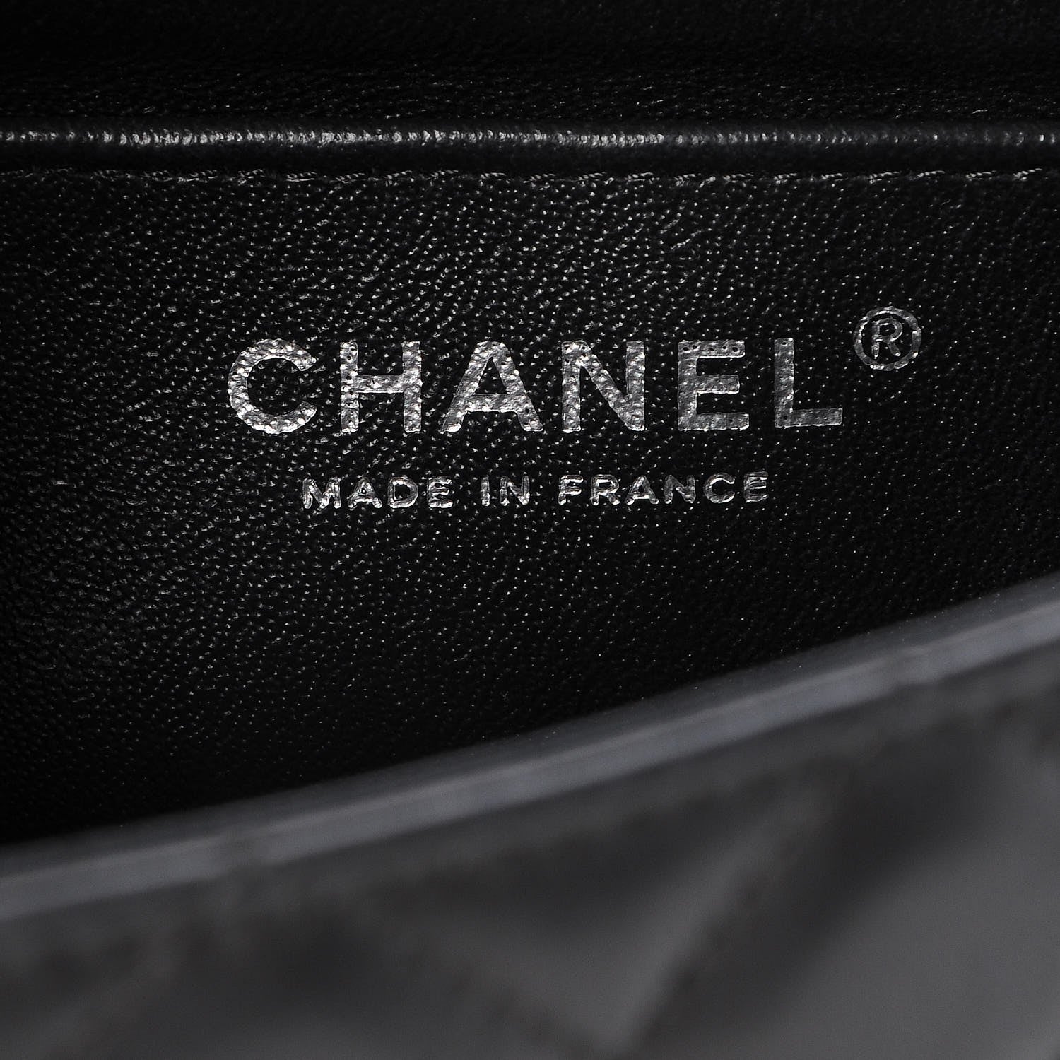 Chanel Lambskin Quilted Mini Rectangular Flap Black 6 of 9