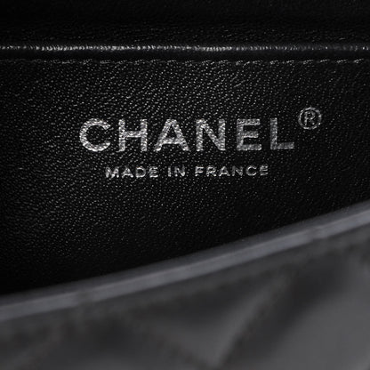 Chanel Lambskin Quilted Mini Rectangular Flap Black 6 of 9