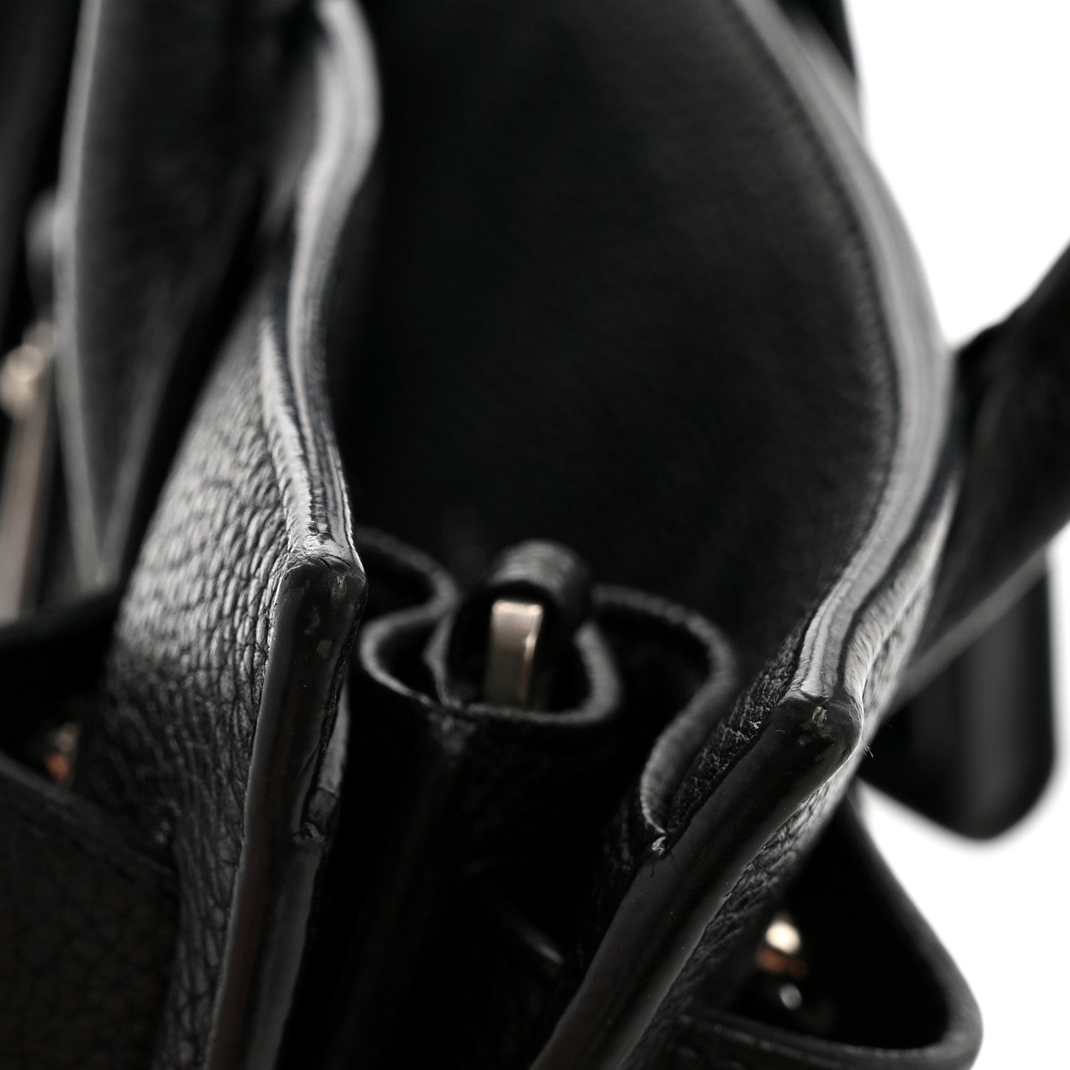 Saint Laurent Grained Calfskin Nano Sac De Jour Souple Black Black 14 of 14