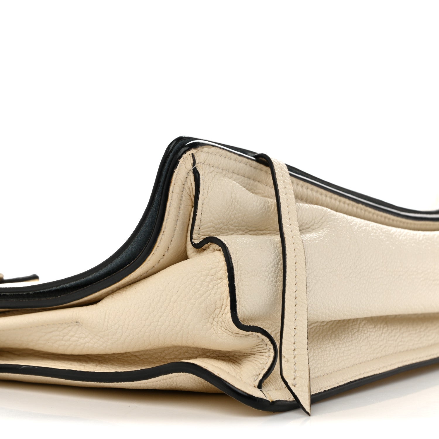 Prada Glace Calf Etiquette Flap Bianco Astra 9 of 14