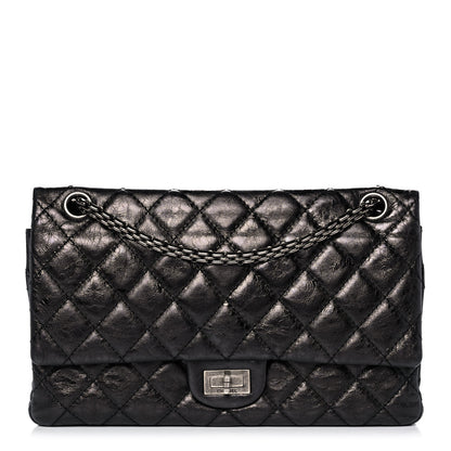 Chanel Aged Calfskin Quilted 2.55 Reissue 226 Flap Black 1 of 12