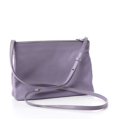 Celine Lambskin Large Trio Crossbody Bag Lilac 4 of 14